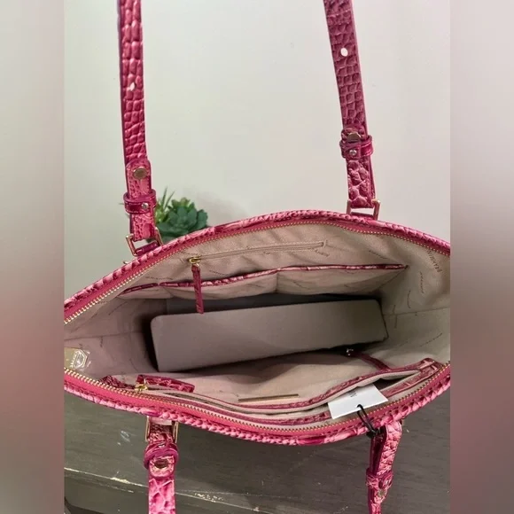 30-Brahmin Asher Magenta Ombré Melbourne Tote NWT - Picture 13 of 13